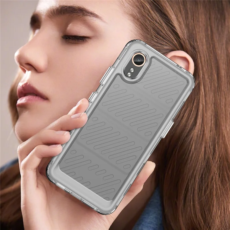 For Samsung Galaxy Xcover7 Phone Case Anti-drop TPU + Acrylic Cover - Transparent