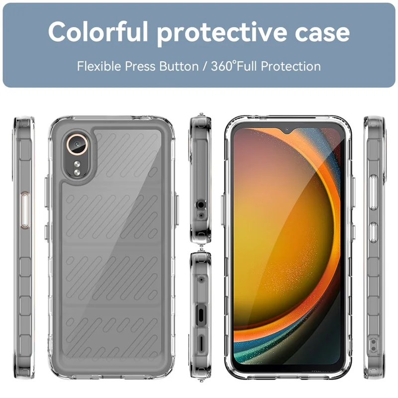 For Samsung Galaxy Xcover7 Phone Case Anti-drop TPU + Acrylic Cover - Transparent
