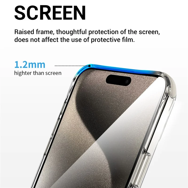 Pour Les Boutons en Alliage en Aluminium Iphone 14 Pro Tpu + Case de Téléphone Portable pc (trou D'objectif Précis) - or