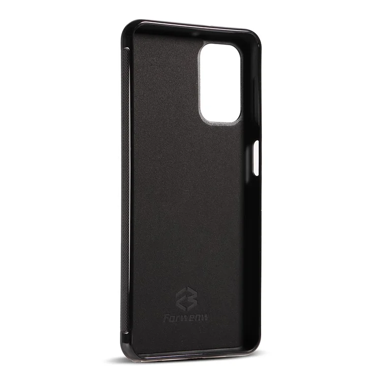 FORWENW F5 Series For Samsung Galaxy A33 5G Cellphone Case Card Holder Leather+TPU Protective Cover - Green