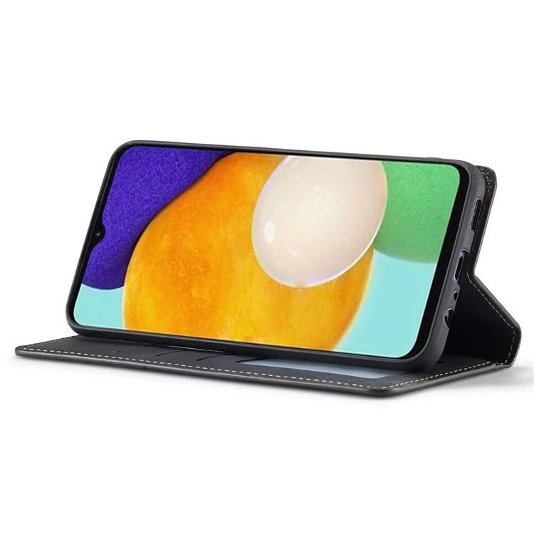 FORWENW Fantasy-Serie für Samsung Galaxy A35 5G Stand Wallet PU-Leder-Handyhülle Anti-Drop-Case - Schwarz