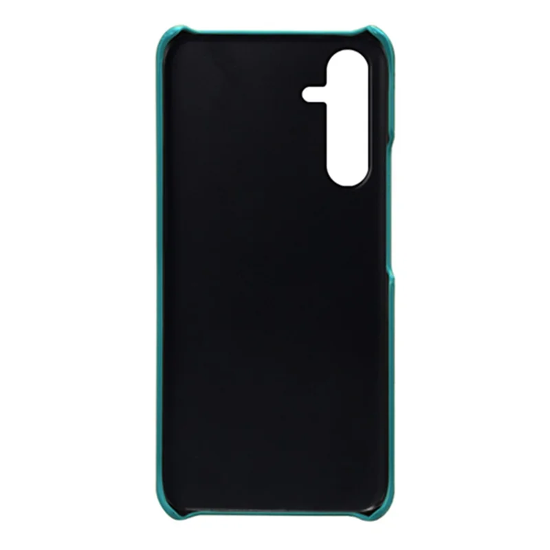 For Samsung Galaxy A35 5G Phone Case Leather+PC Shockproof Cover with Dual Card Slots - Green