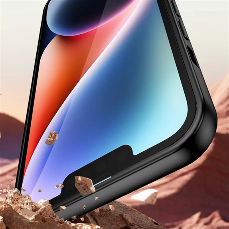 For Samsung Galaxy A05s 4G Case Vintage TPU+PU Phone Protective Cover - Black