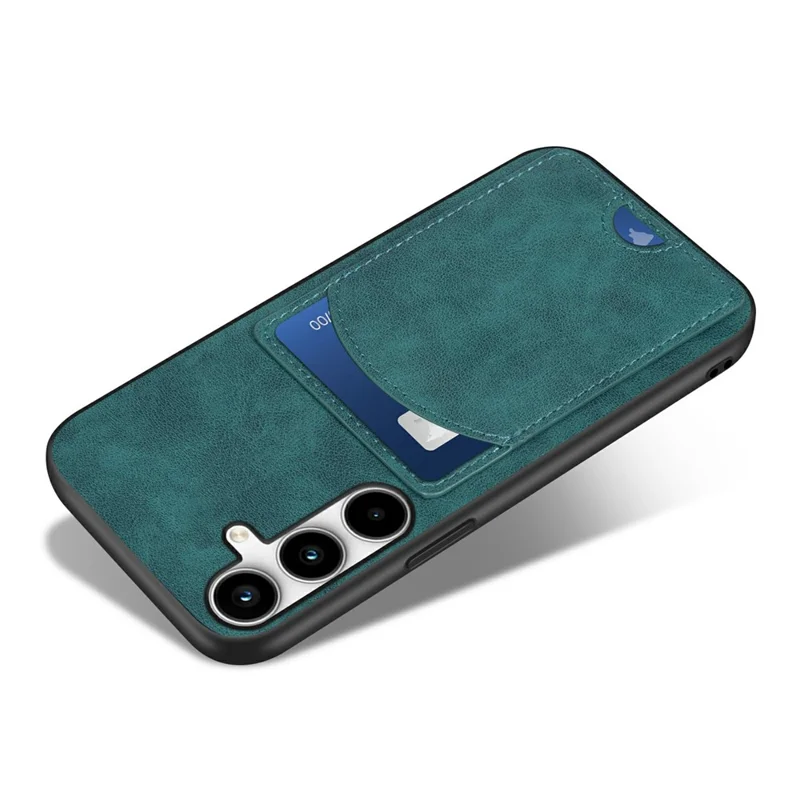 For Samsung Galaxy A15 4G / A15 5G Case PU Leather+TPU Drop-resistant Back Cover - Blue