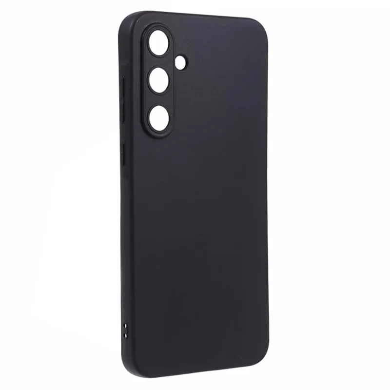 Für Samsung Galaxy A25 5G (Global) (161,0 x 76,5 x 8,3 mm) TPU-Hülle Glänzende Abdeckung (Präzise Linsenausschnitte) - Schwarz