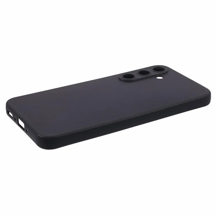 For Samsung Galaxy A25 5G (Global) (161.0 x 76.5 x 8.3mm) TPU Case Glossy Cover (Precise Lens Cutouts) - Black