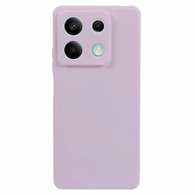 For Xiaomi Redmi Note 13 5G Phone Cover Rubberized TPU Soft Fiber Lining Back Case - Pink