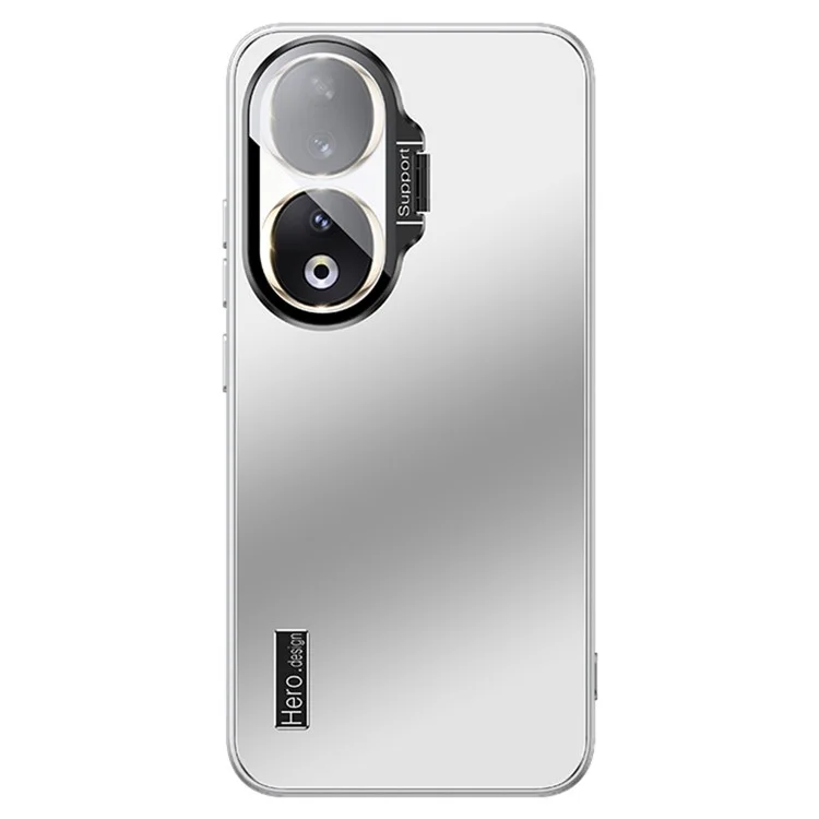 Étui For Honor 90 Case Kickstand TPU+PC anti-chute - Argent
