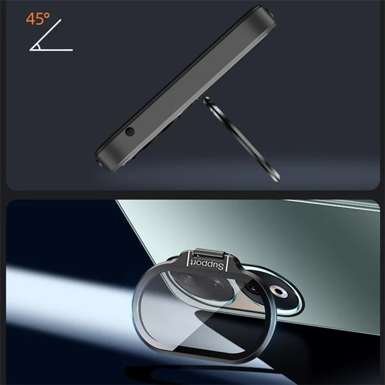 Étui For Honor 90 Case Kickstand TPU+PC anti-chute - Argent