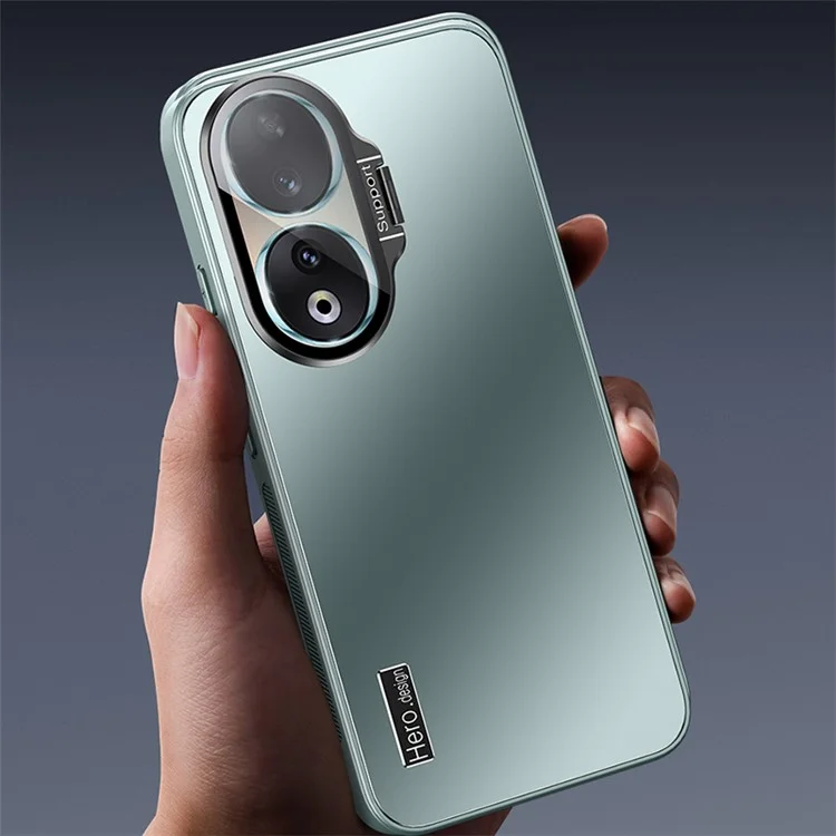 Étui For Honor 90 Case Kickstand TPU+PC anti-chute - Argent