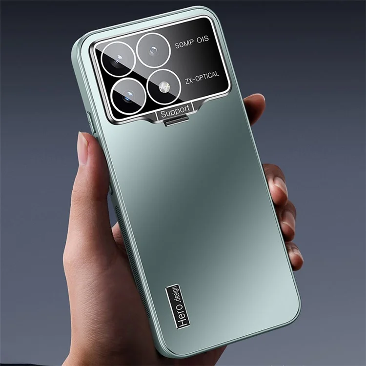 Чехол для телефона TPU+PC для Xiaomi Poco F6 Pro 5G / Redmi K70 5G / K70 Pro 5G с подставкой - чёрный