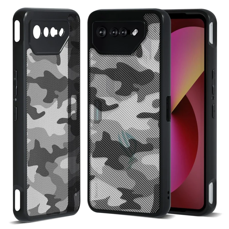 IBMRS For Asus ROG Phone 7 5G Cases Anti-Scratch TPU+PC Phone Cover Shell - Artistic Camouflage