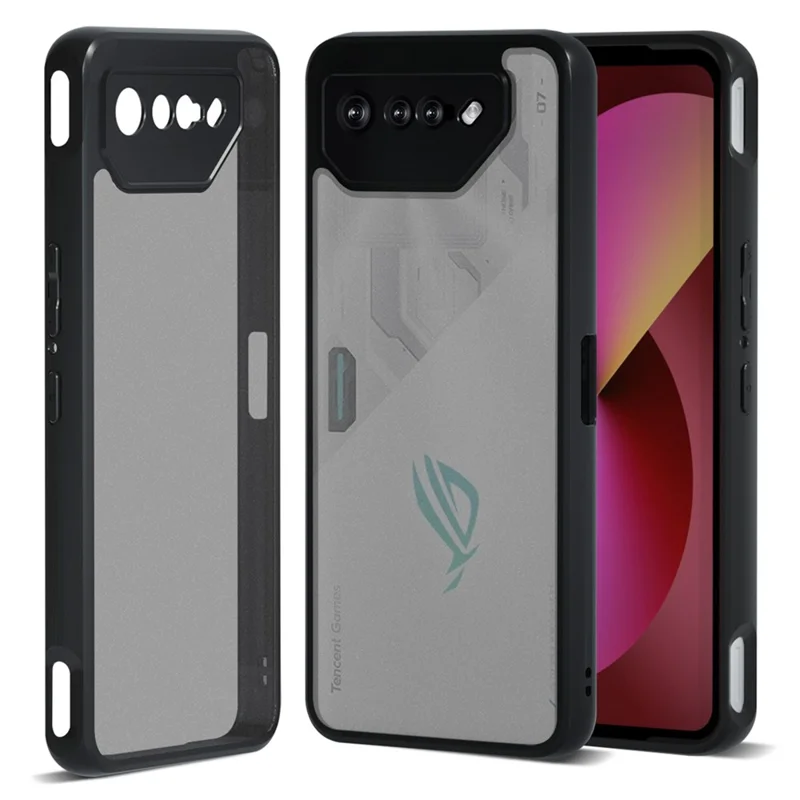 IBMRS For Asus ROG Phone 7 5G Cases Anti-Scratch TPU+PC Phone Cover Shell - Matte Black