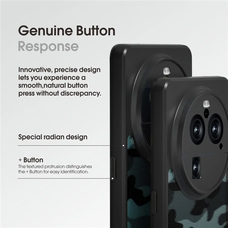 IBMRS Mobile Phone Case for Oppo Find X6 Pro Anti-Scratch TPU+PC Phone Cover - Artistic Camouflage