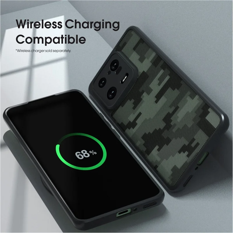 IBMRS Phone Cover for Xiaomi 13 Pro 5G Cases Anti-Scratch TPU+PC Phone Shell - Matte Black