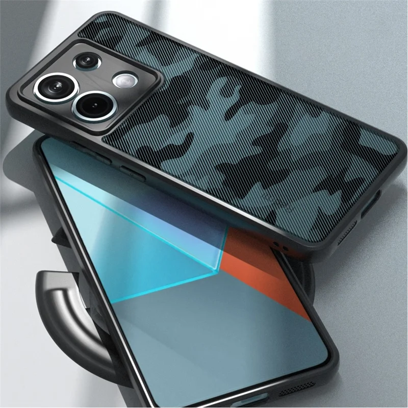 IBMRS For Xiaomi Redmi Note 13 Pro 4G / Poco M6 Pro 4G Phone Case Dual-Layer TPU+PC Cover - Matte Black