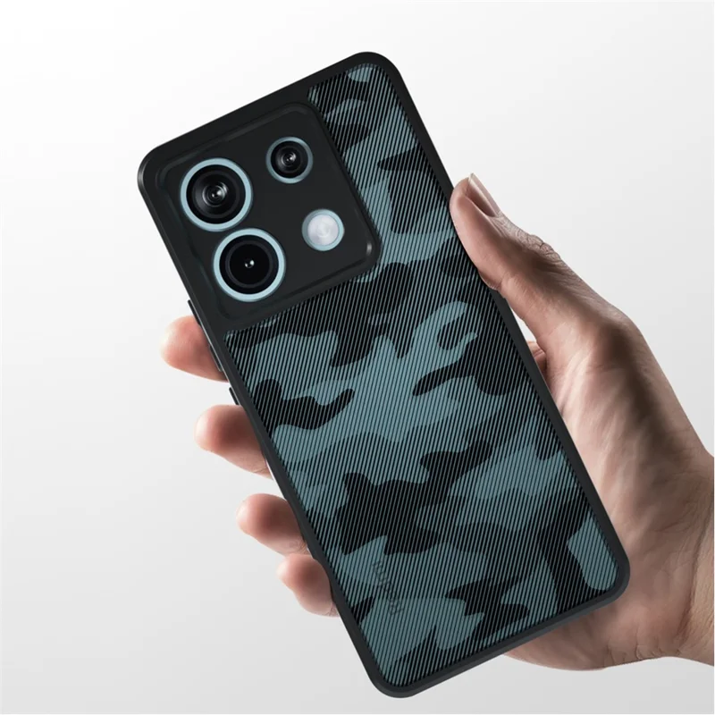 IBMRS For Xiaomi Redmi Note 13 Pro 4G / Poco M6 Pro 4G Phone Case Dual-Layer TPU+PC Cover - Matte Black