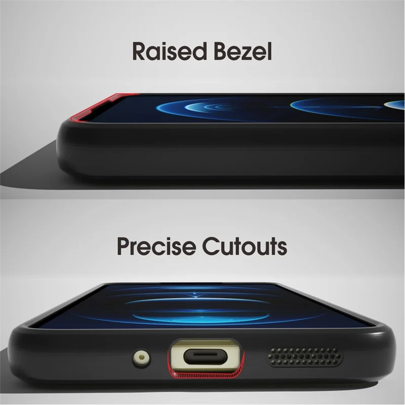 IBMRS For Xiaomi Redmi Note 12 5G (Global) / 12R Pro 5G / Poco X5 5G Case TPU+PC Phone Shell - Matte Black