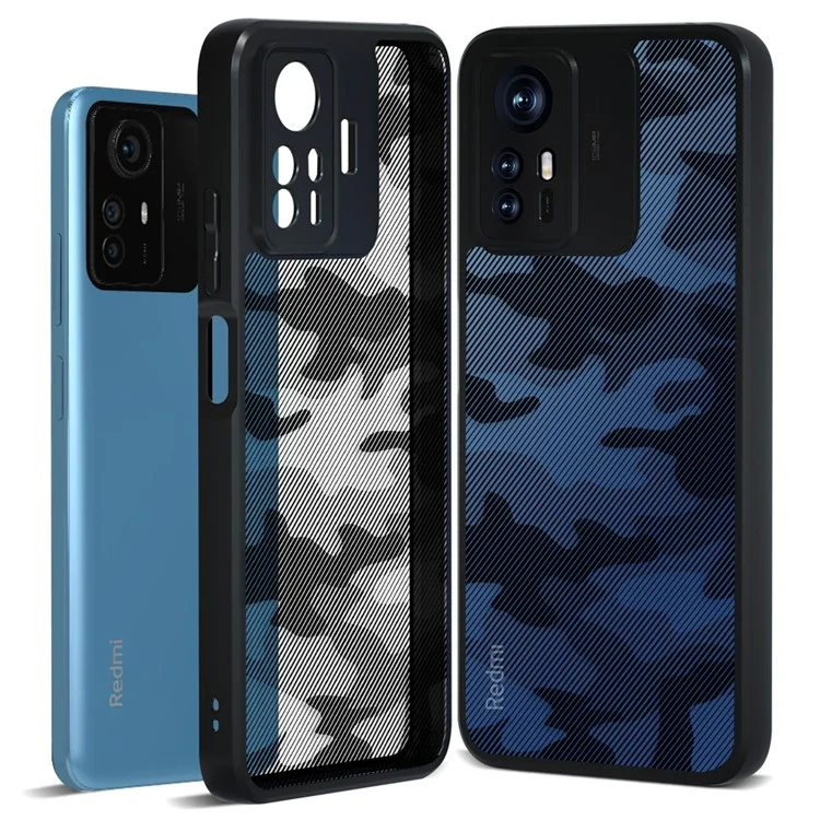 IBMRS Для чехла Xiaomi Redmi Note 12S 4G - противоударный чехол из TPU + PC с художественным камуфляжным дизайном