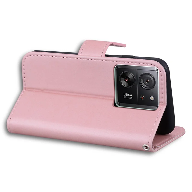 For Xiaomi 13T / 13T Pro Case Wallet Leather Phone Cover Cartoon Pattern Printing - Pink