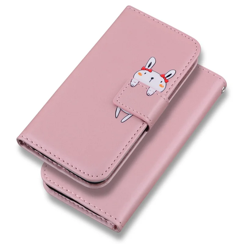 For Xiaomi 13T / 13T Pro Case Wallet Leather Phone Cover Cartoon Pattern Printing - Pink