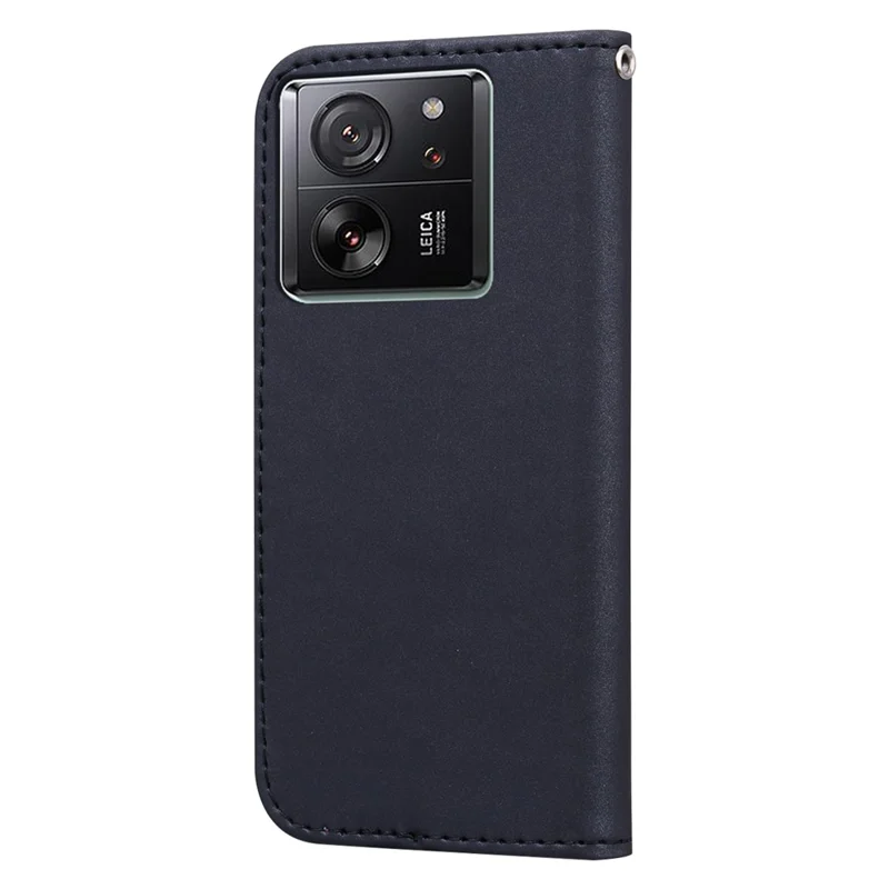 For Xiaomi 13T / 13T Pro Case Wallet Leather Phone Cover Cartoon Pattern Printing - Black