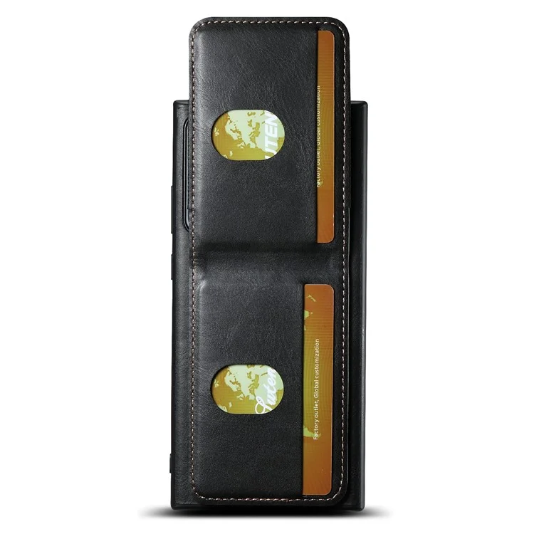 SUTENI H03 Per Samsung Galaxy Note20 Ultra / Note20 Ultra 5G Case Texture Cerosa Supporto per Telefono Copertura - Nero