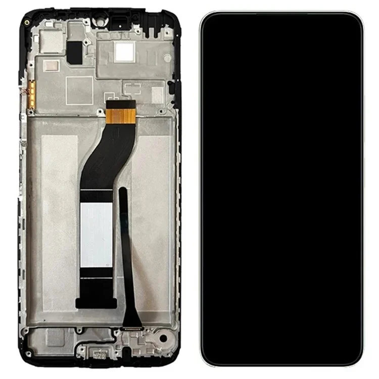 Para Xiaomi Redmi 13C 4G / 5G / Redmi 13R 5G / Poco C65 4G Grade B Tela LCD e Conjunto de Digitalizador + Moldura (Sem Logotipo)
