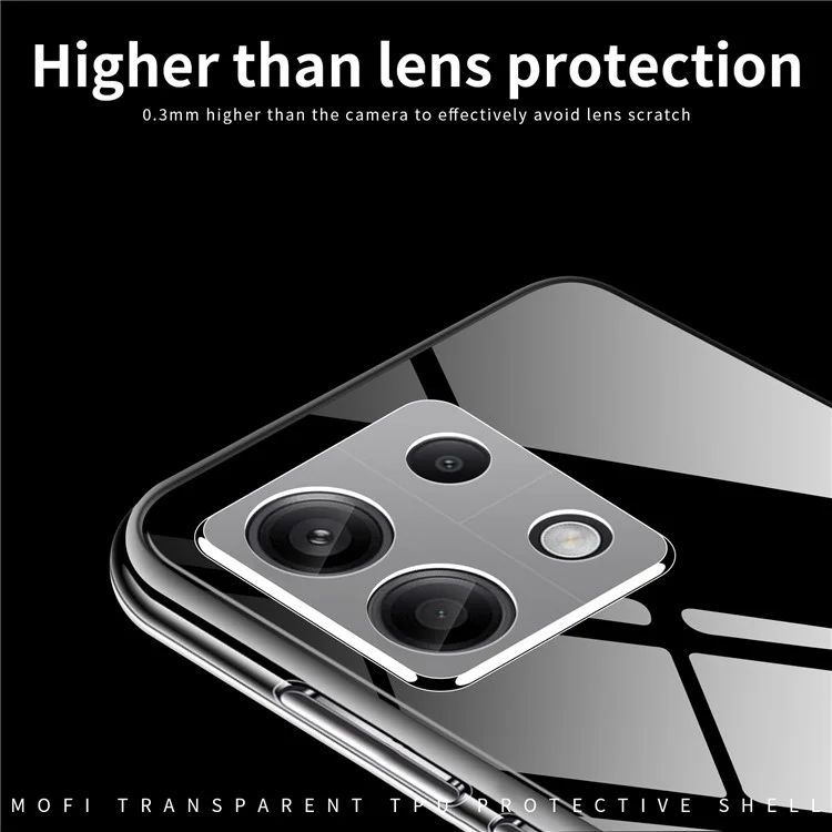 MOFI For Xiaomi Redmi Note 13 Pro 4G / Poco M6 Pro 4G Phone Case Flexible Scratch Resistant TPU Cover