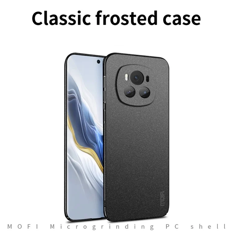 Чехол MOFI Shield Matte Series для Honor Magic6 5G, противоотпечаточный PC-чехол для телефона - черный