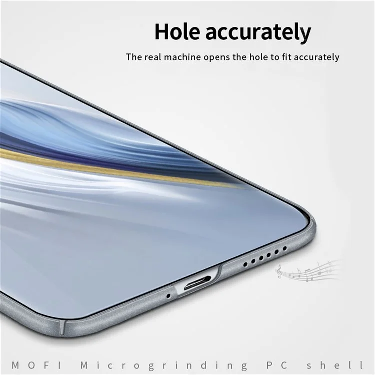 Чехол MOFI Shield Matte Series для Honor Magic6 5G, противоотпечаточный PC-чехол для телефона - черный