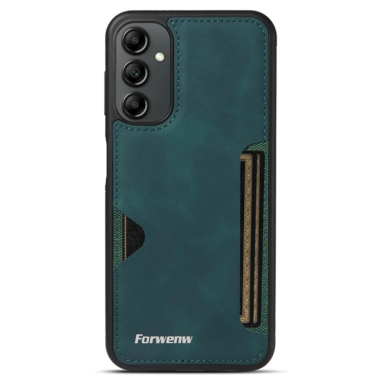 FORWENW F5 серия для Samsung Galaxy A25 5G (Глобальный) (161.0 x 76.5 x 8.3 мм) Чехол Anti-drop Card Holder Phone Cover - Зеленый
