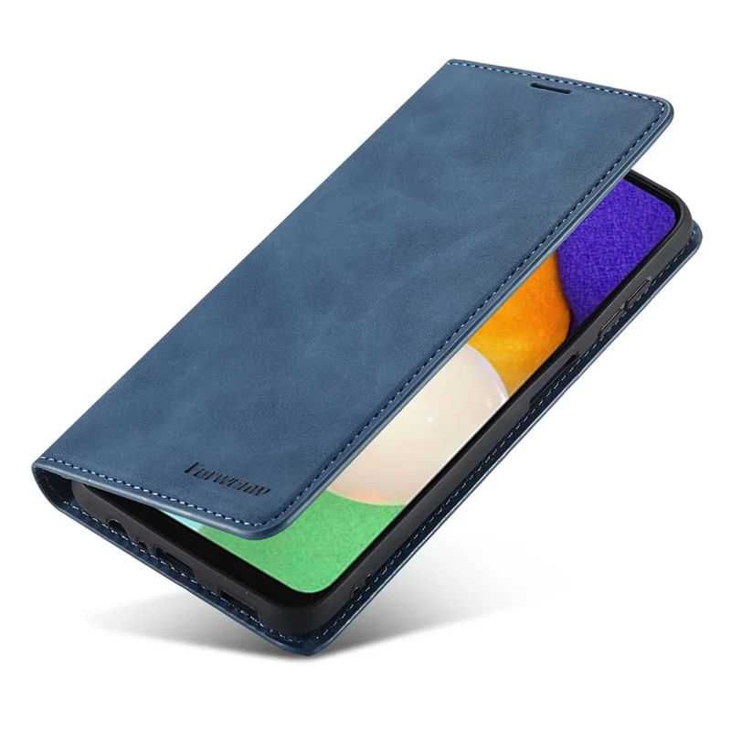 FORWENW Fantasy Series für Samsung Galaxy S23 FE Wallet Case Skin-touch Lederhülle - Blau