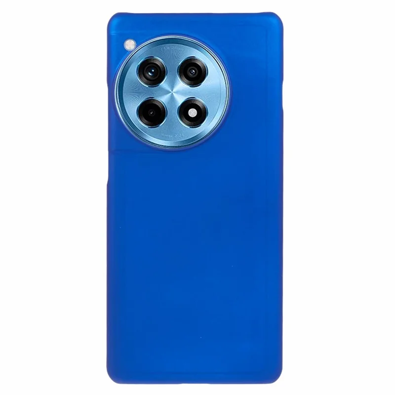 For OnePlus 12R 5G / Ace 3 5G Case Rubberized Anti-fingerprint Hard PC Phone Cover - Blue