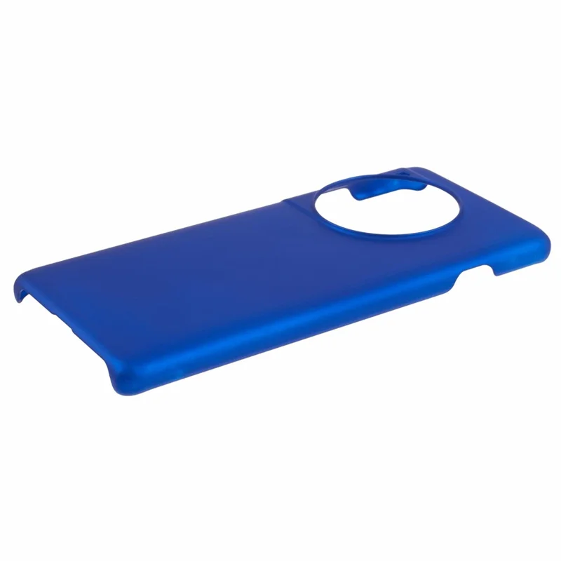 For OnePlus 12R 5G / Ace 3 5G Case Rubberized Anti-fingerprint Hard PC Phone Cover - Blue