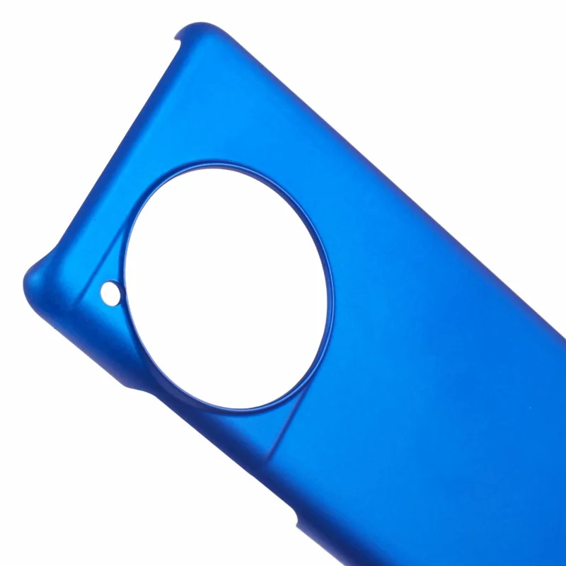 For OnePlus 12R 5G / Ace 3 5G Case Rubberized Anti-fingerprint Hard PC Phone Cover - Blue