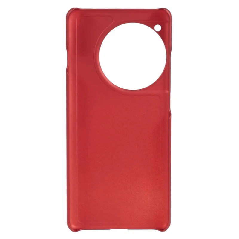 For OnePlus 12R 5G / Ace 3 5G Case Rubberized Anti-fingerprint Hard PC Phone Cover - Red