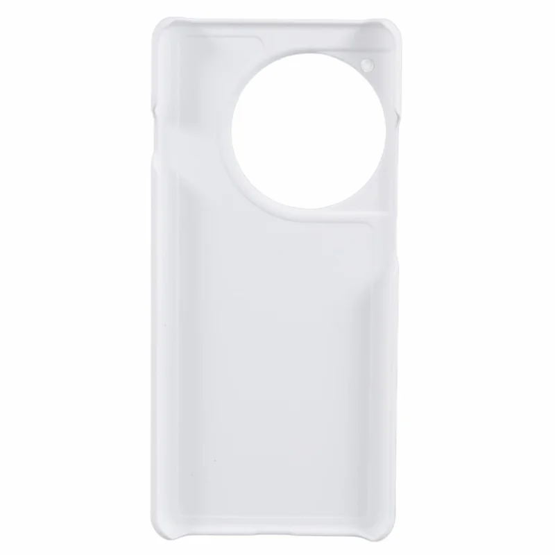 For OnePlus 12R 5G / Ace 3 5G Case Rubberiseret anti-fingerprints hårde PC-telefondæksel - Hvid