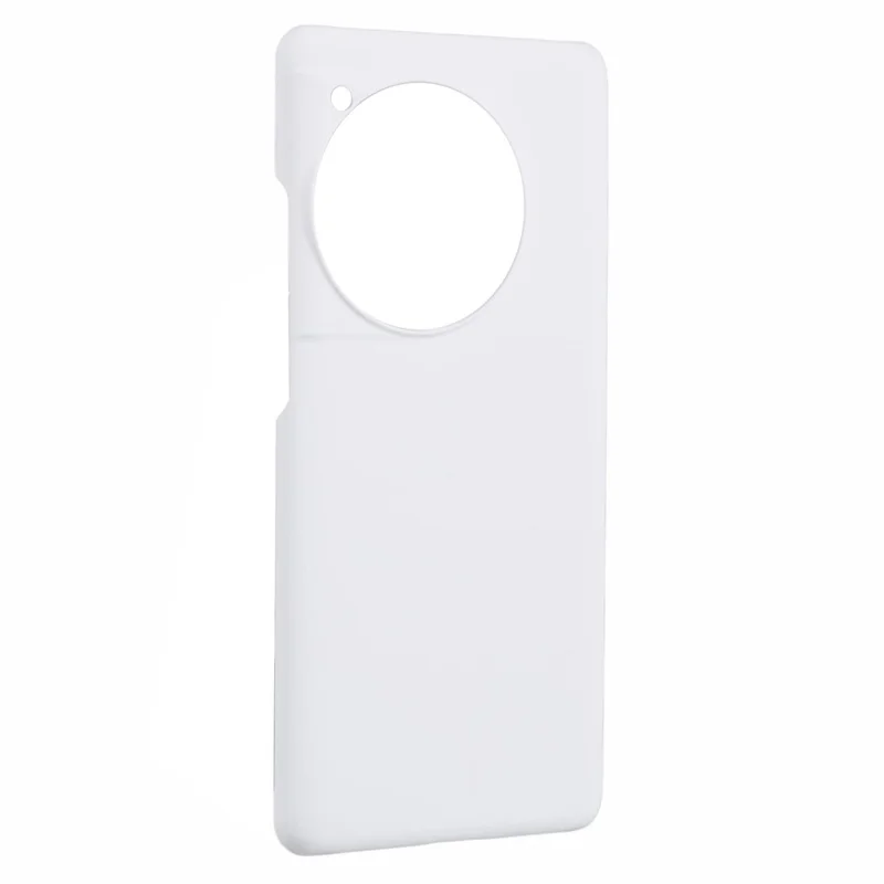 For OnePlus 12R 5G / Ace 3 5G Case Rubberiseret anti-fingerprints hårde PC-telefondæksel - Hvid