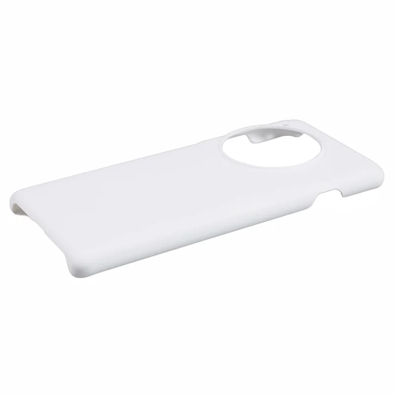 For OnePlus 12R 5G / Ace 3 5G Case Rubberiseret anti-fingerprints hårde PC-telefondæksel - Hvid