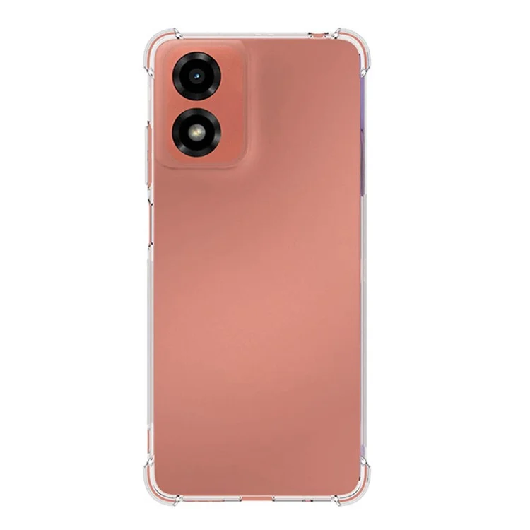 Coque de téléphone pour Motorola Moto E14 4G / G04 4G / G04s 4G / G24 4G Étui anti-rayures en TPU transparent