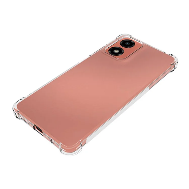 Coque de téléphone pour Motorola Moto E14 4G / G04 4G / G04s 4G / G24 4G Étui anti-rayures en TPU transparent