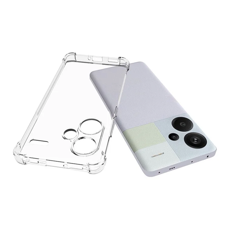 Custodia per telefono antiscivolo per Xiaomi Redmi Note 13 Pro+ 5G Custodia Slim-Fit in TPU
