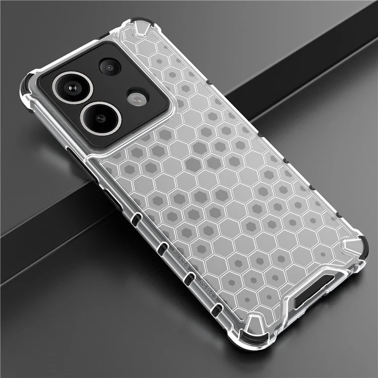 For Xiaomi Redmi Note 13 Pro 5G / Poco X6 5G Phone Case Soft TPU Hard PC Back Cover - Grey