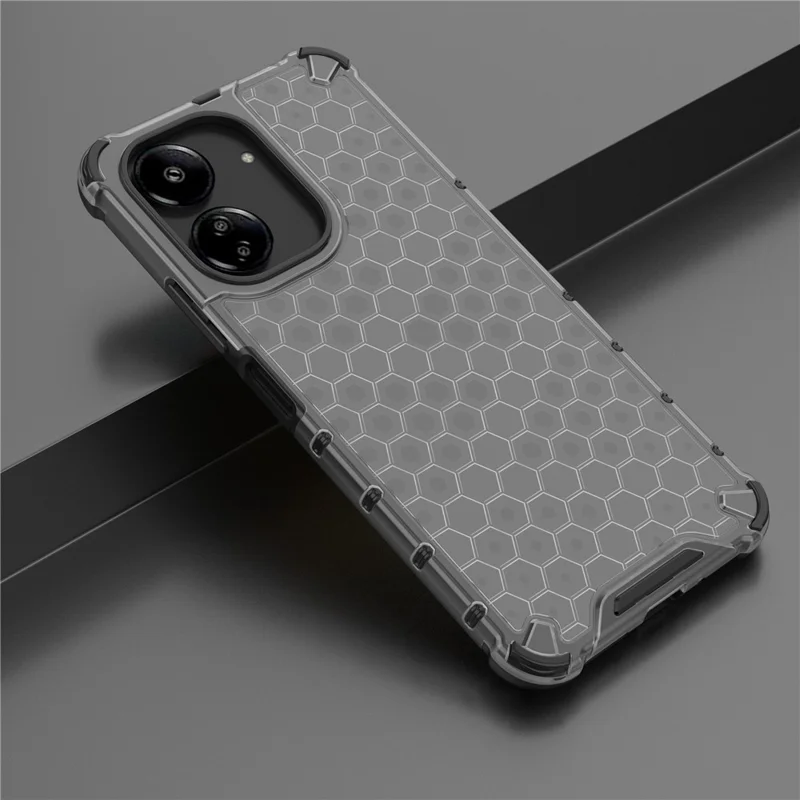 For Xiaomi Redmi 13C 4G / 13C 5G / Poco C65 4G / Poco M6 5G / 13R 5G Case Four Corner Drop-Proof Phone Cover - Black