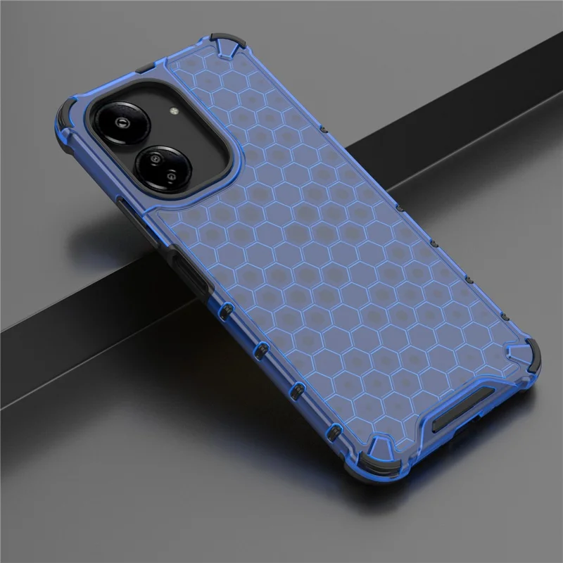 For Xiaomi Redmi 13C 4G / 13C 5G / Poco C65 4G / Poco M6 5G / 13R 5G Case Four Corner Drop-Proof Phone Cover - Blue
