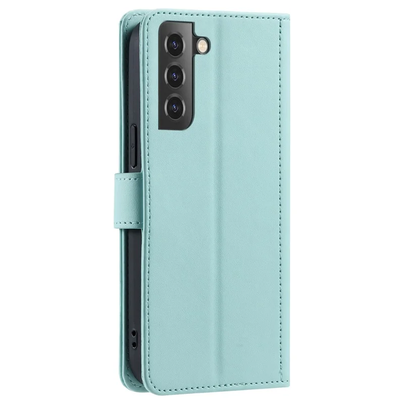 Para Samsung Galaxy S22+ 5G Capa de Telemóvel Rombóide Grid Crossbody Resistente a Quedas - Verde Menta
