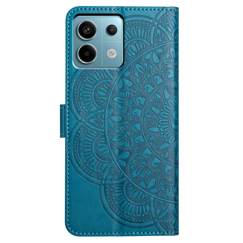 For Xiaomi Redmi Note 13 Pro 5G / Poco X6 5G Case Wallet Leather Folio Phone Cover - Blue
