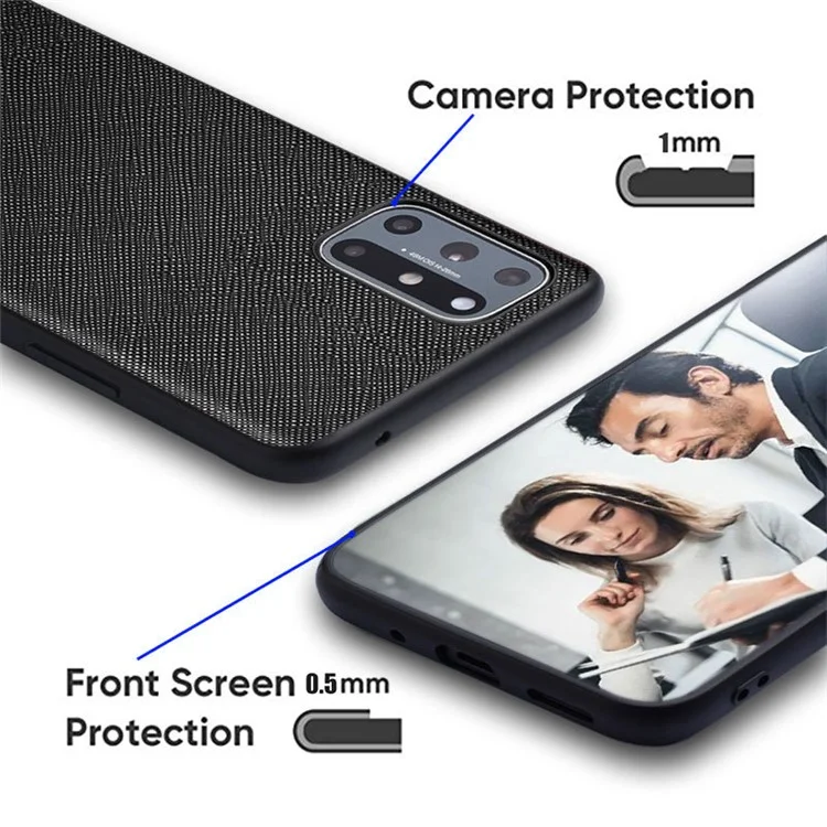 AIORIA For Samsung Galaxy A15 4G / A15 5G Case PU Leather Coated PC+TPU Anti-scratch Phone Protector - Green