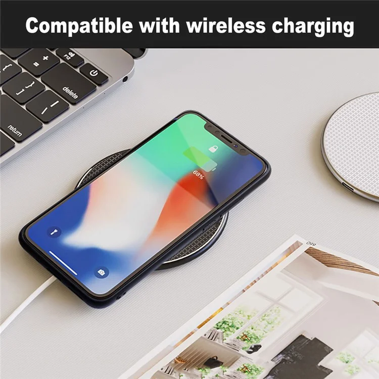 AIORIA для Samsung Galaxy A15 4G / A15 5G Чехол для задней панели с защитой от отпечатков пальцев, кожа+ПК+TPU - черный